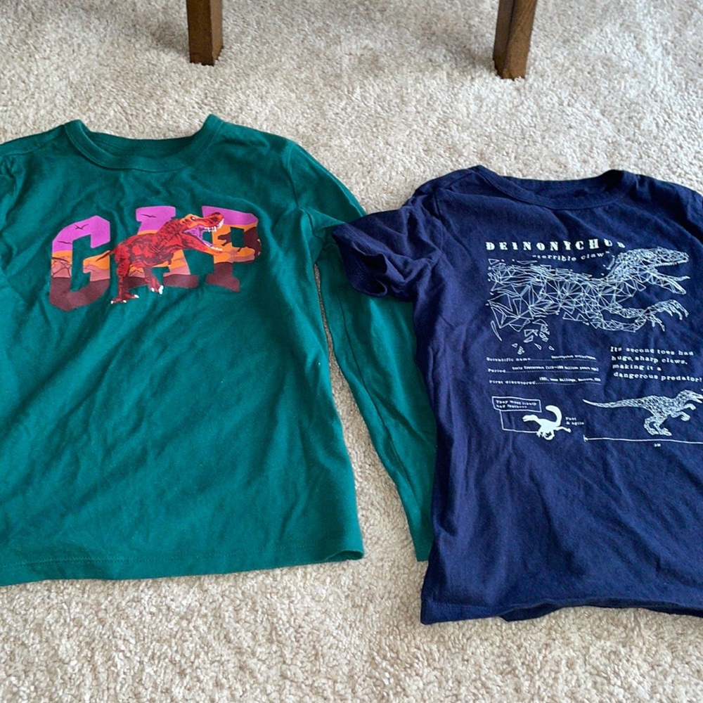 Gap Boys Shirt Dinosaurs Inspired